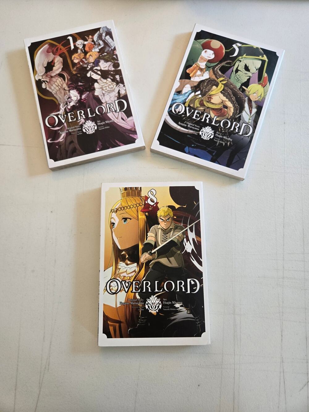 Overlord Manga Lot Vol 1 5 8 English Yen Press Anime Books